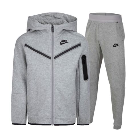 nike tech grijs junior|nike kids tech fleece.